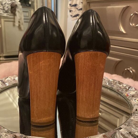YSL pumps with wooden heel - Picture 3 of 9